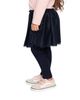 Deux Par Deux Deux par Deux Girls' Ribbed Elastic Waist Tulle Skirt Leggings - 3