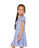Deux Par Deux Deux par Deux Girls' Short Sleeve Unicorn Drop Waist Dress - 6