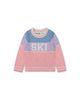 Deux Par Deux Deux par Deux Girls' Ski Jacquard Colorblock Sweater - 1