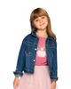 Deux Par Deux Deux par Deux Girls' Soft Poetry Stretch Fabric Flower Embroidery Denim Jacket - 3