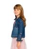 Deux Par Deux Deux par Deux Girls' Soft Poetry Stretch Fabric Flower Embroidery Denim Jacket - 5