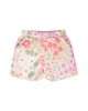 Deux Par Deux Deux par Deux Girls' Straight Cut French Terry Flowers Shorts - 1