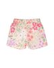 Deux Par Deux Deux par Deux Girls' Straight Cut French Terry Flowers Shorts - 3