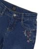 Deux Par Deux Deux par Deux Girls' Stretch Denim Embroidered Flower Jeans - 3
