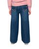 Deux Par Deux Deux par Deux Girls' Stretch Denim Embroidered Flower Jeans - 5