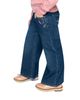 Deux Par Deux Deux par Deux Girls' Stretch Denim Embroidered Flower Jeans - 6