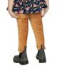 Deux Par Deux Deux par Deux Girls' Stretch Velour Heart Pocket Elastic Waist Treggings - 5