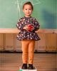Deux Par Deux Deux par Deux Girls' Stretch Velour Heart Pocket Elastic Waist Treggings - 6