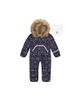 Deux Par Deux Deux par Deux Girls' Teddy Bears Snug Car Seat Fleece Neckwarmer One Piece Snowsuit - 1
