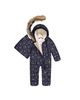 Deux Par Deux Deux par Deux Girls' Teddy Bears Snug Car Seat Fleece Neckwarmer One Piece Snowsuit - 3