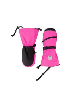 Deux Par Deux Deux par Deux Girls' Teknik Waterproof Zipper Pocket Winter Mittens