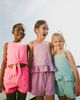 Deux Par Deux Deux par Deux Girls' Terry Tank Top with Ruffle Hem Shorts Set - 2