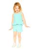 Deux Par Deux Deux par Deux Girls' Terry Tank Top with Ruffle Hem Shorts Set - 4