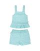 Deux Par Deux Deux par Deux Girls' Terry Tank Top with Ruffle Hem Shorts Set - 5