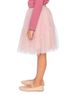 Deux Par Deux Deux par Deux Girls' Tiered Mesh Elastic Waist Skirt - 6