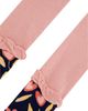 Deux Par Deux Deux par Deux Girls' Tulip Ankle Frill Stretch Knit Tights - 3