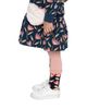 Deux Par Deux Deux par Deux Girls' Tulip Ankle Frill Stretch Knit Tights - 5