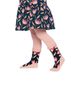 Deux Par Deux Deux par Deux Girls' Tulip Ankle Frill Stretch Knit Tights - 6