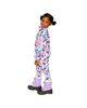Deux Par Deux Deux par Deux Girls' Two Piece Floral Brushed Half-Zip Top & Pants Thermal Underwear - 6
