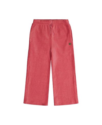 Deux Par Deux Deux par Deux Girls' Velour Elastic Waist Flare Pants