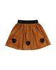 Deux Par Deux Deux par Deux Girls' Velvet Shimmer Heart Sequin Elastic Waist Skirt - 2