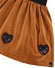 Deux Par Deux Deux par Deux Girls' Velvet Shimmer Heart Sequin Elastic Waist Skirt - 3