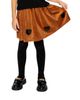 Deux Par Deux Deux par Deux Girls' Velvet Shimmer Heart Sequin Elastic Waist Skirt - 4