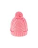 Deux Par Deux Deux par Deux Girls' Winter Cable Pattern Fleece-Lined Pompom Knit Hat - 2