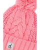 Deux Par Deux Deux par Deux Girls' Winter Cable Pattern Fleece-Lined Pompom Knit Hat - 3