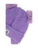 Deux Par Deux Deux par Deux Girls' Winter Cat Ears Fleece-Lined Chin Tie Knit Hat - 3