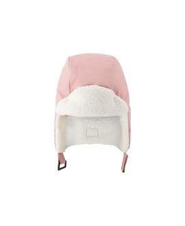 Deux Par Deux Deux par Deux Girls' Winter Fleece Earflap Button Strap Chapka