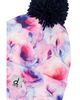 Deux Par Deux Deux par Deux Girls' Winter Floral Fleece-Lined Pompom Knit Hat - 3