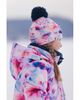 Deux Par Deux Deux par Deux Girls' Winter Floral Fleece-Lined Pompom Knit Hat - 4