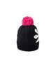 Deux Par Deux Deux par Deux Girls' Winter Oversized Flower Fleece-Lined Pompom Knit Hat - 2