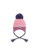 Deux Par Deux Deux par Deux Girls' Winter Peruvian Embroidered Fleece-Lined Pompom Knit Hat - 2