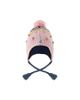 Deux Par Deux Deux par Deux Girls' Winter Peruvian Fleece-Lined Braided Pompom Knit Hat - 1