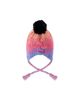 Deux Par Deux Deux par Deux Girls' Winter Peruvian Gradient Fleece-Lined Pompom Knit Hat - 3
