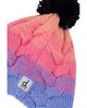 Deux Par Deux Deux par Deux Girls' Winter Peruvian Gradient Fleece-Lined Pompom Knit Hat - 4