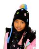 Deux Par Deux Deux par Deux Girls' Winter Peruvian Gummy Bear Fleece-Lined Pompom Knit Hat - 3