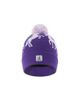 Deux Par Deux Deux par Deux Girls' Winter Unicorn Rolled Cuff Pompom Knit Hat - 1