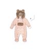 Deux Par Deux Deux par Deux Girls' Woodland Creatures One Piece Romper & Neckwarmer Snowsuit - 1