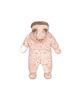 Deux Par Deux Deux par Deux Girls' Woodland Creatures One Piece Romper & Neckwarmer Snowsuit - 2