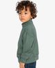 Deux par Deux Deux par Deux Half Zip Mock Neck Brushed Knit Deer Graphic Sweater - 3