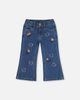 Deux par Deux Deux par Deux Heart Appliqué Embroidered Jeans - 1