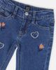 Deux par Deux Deux par Deux Heart Appliqué Embroidered Jeans - 5