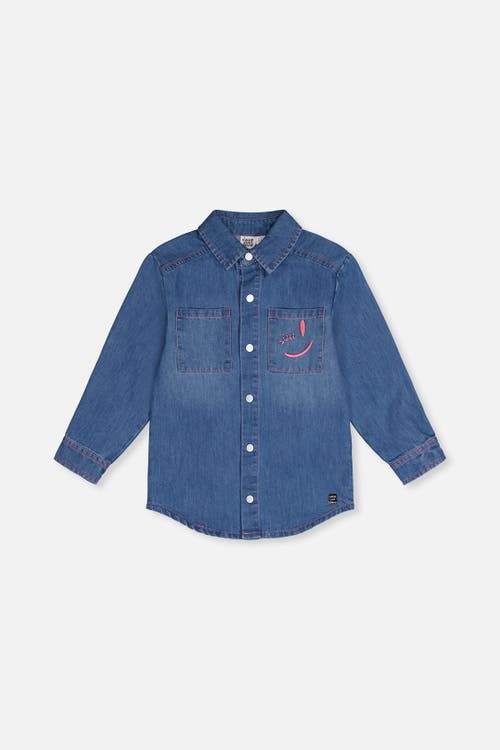 Deux par Deux Deux par Deux Ivy Classic Relaxed Timeless Denim Shirt