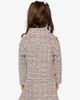 Deux par Deux Deux par Deux Jacquard Knit Scalloped Collar Button Front Short Jacket - 4