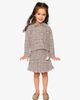 Deux par Deux Deux par Deux Jacquard Knit Scalloped Collar Button Front Short Jacket - 5