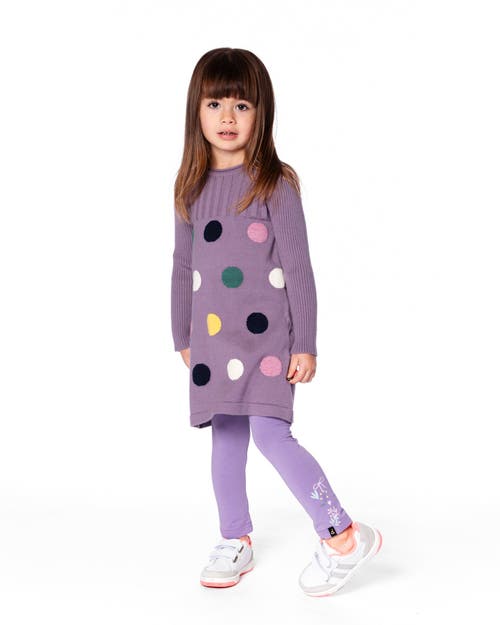 Deux par Deux Deux par Deux Jacquard Sweater Dress with Polka Dot