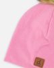 Deux par Deux Deux par Deux Jersey Lined Faux Fur Pompom Hat - 4